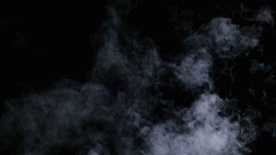 Niebla de las nubes del humo seco realista photo