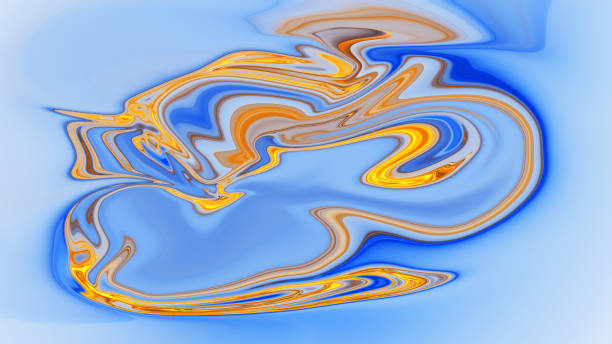 istock Colorful psychedelic liquefied background 1026030122