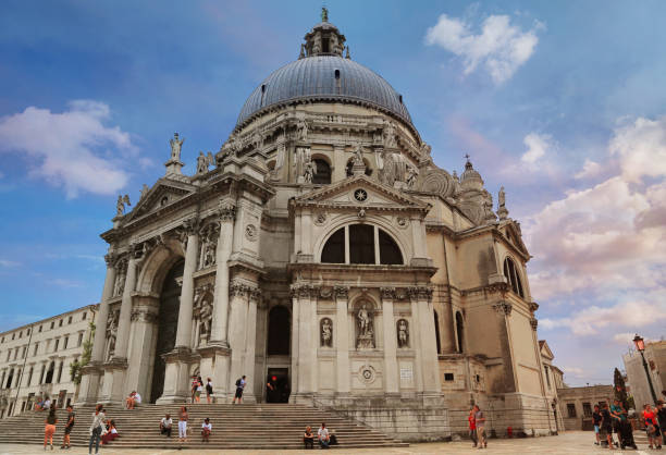 Basilica di Santa Maria della Salute in Venice, Italy stock photo