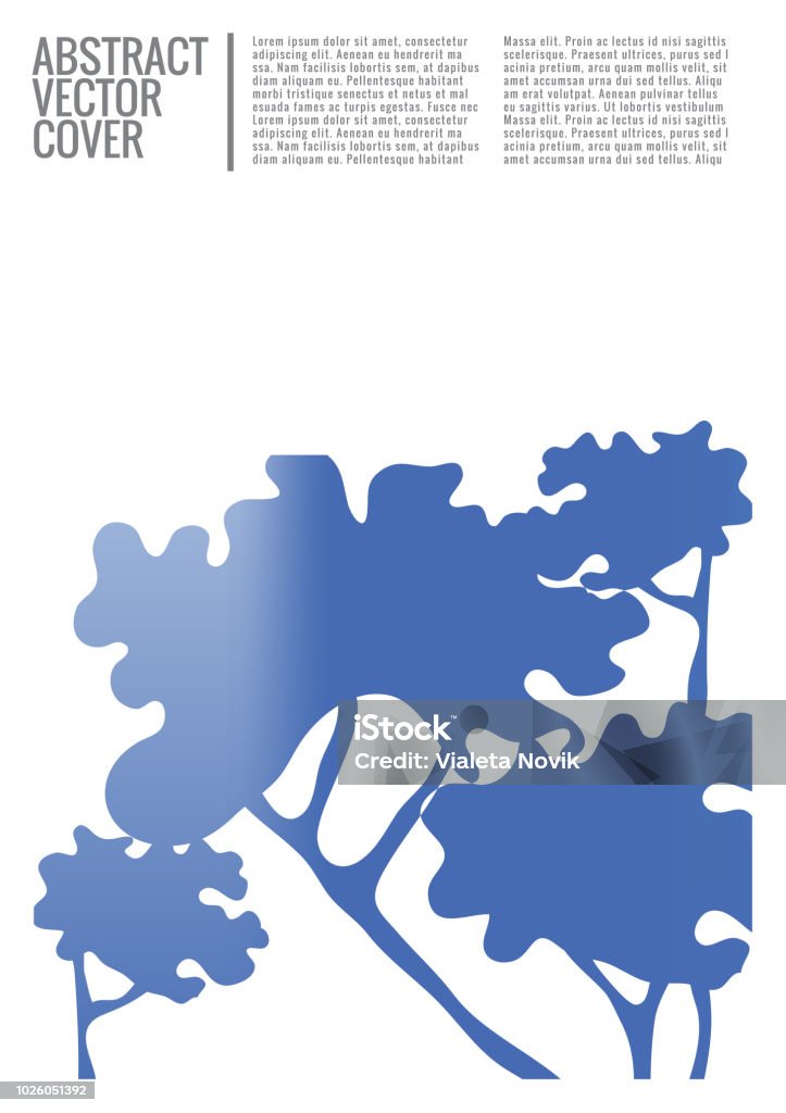 Blue Cover Abstract Blue Cover Design Template Stock Illustration - Download Image Now ...