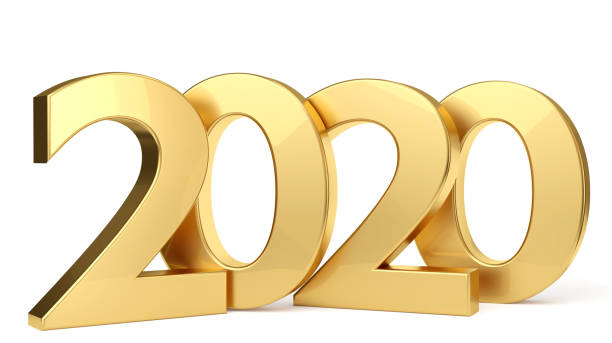 istock 2020 golden bold letters 3d-illustration 1026065986