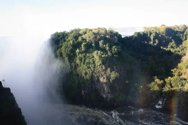 View of Victoria Falls from Zambia