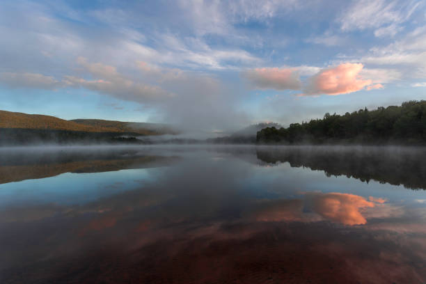istock Sunrise at Monroe Lake, Tremblant Provincial Park, Quebec, Canada 1026102720
