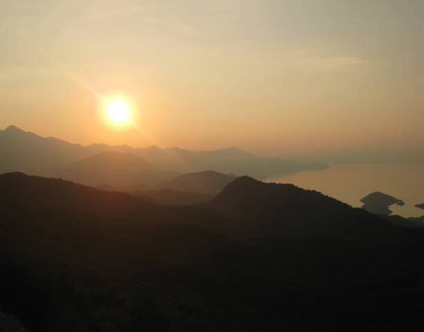 istock Beautiful Golden Sunset in the Mountains 1026105394