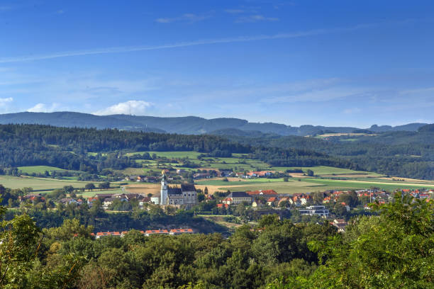 istock View from Melk abbey hill, Austria 1026126334