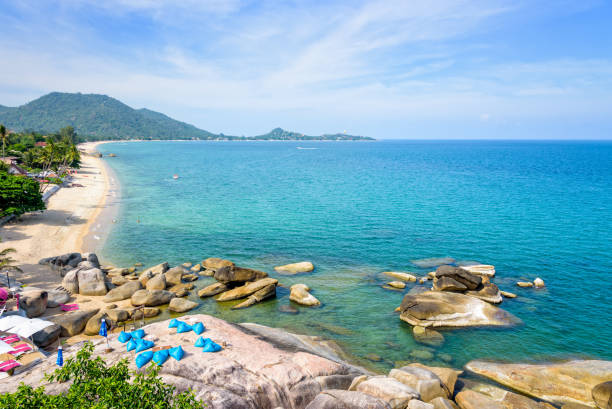 istock High angle view of Lamai beach 1026135658