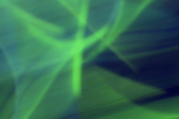 istock Abstract Backgrounds Subtle Duotone Industrial Navy and Neon Green Light Show 1026139332
