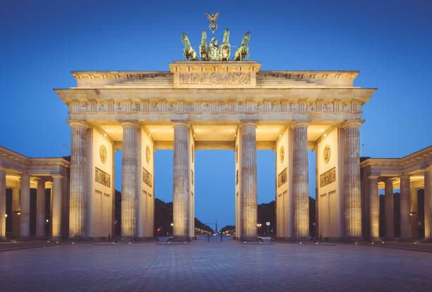 istock Berlin Brandenburg Gate in twilight, Germany 1026139598