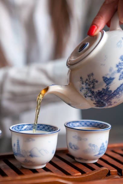 istock Brewing tea in traditional chinese teaware. 1026159542