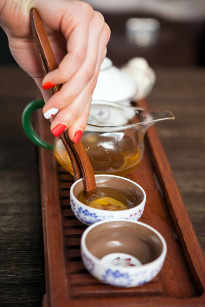 istock Shot of traditional chinese ceremony teaware. 1026164580