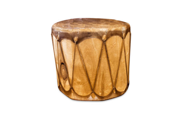 istock Native american drum isolated on white, clipping path 1026178422