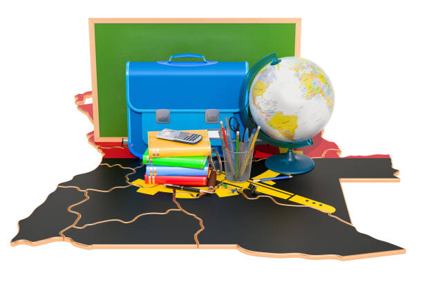 istock Back to school or education in Angola concept, 3D rendering 1026191860