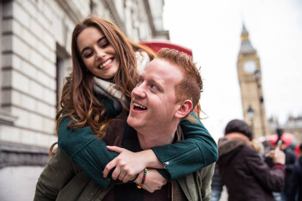 istock Lovely couple in London 1026210508