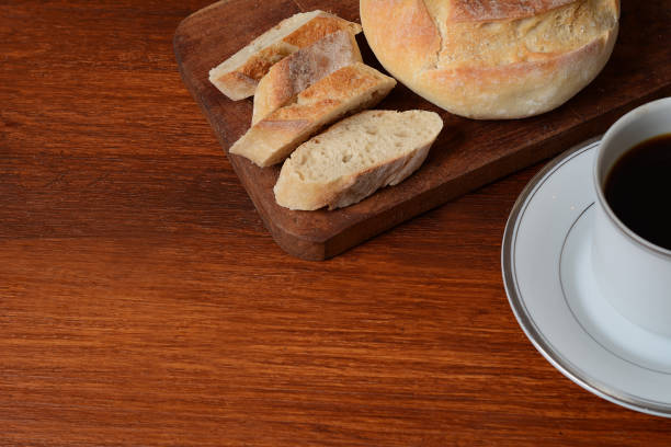 istock Close up of toast and coffee 1026218412
