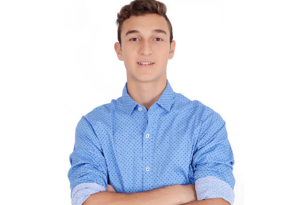 istock Attractive young man with his arms crossed 1026218418