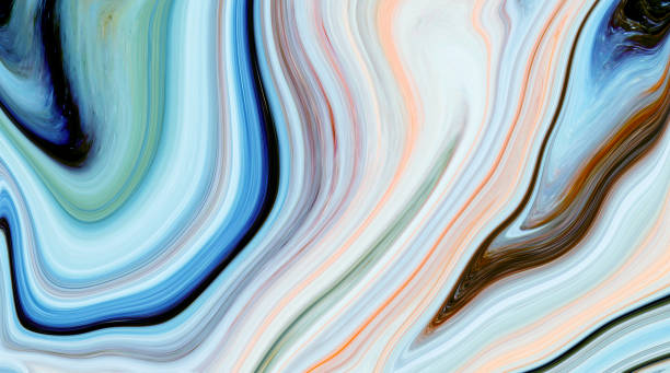 istock Marble ink colorful. Blue marble pattern texture abstract background. can be used for background or wallpaper 1026221008