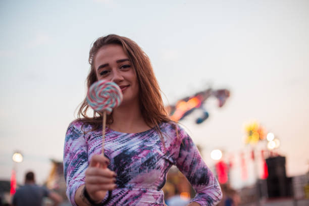 istock Girl at a funfair 1026221412