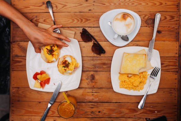 istock Coffee and breakfast in a cafe in Thailand 1026228962