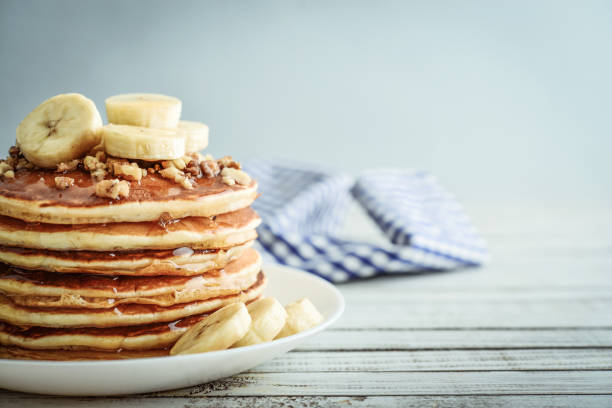 istock Pancakes with banana 1026229782