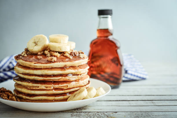istock Pancakes with banana 1026229786