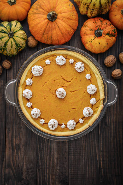 istock Pumpkin pie with  whipped cream 1026229994