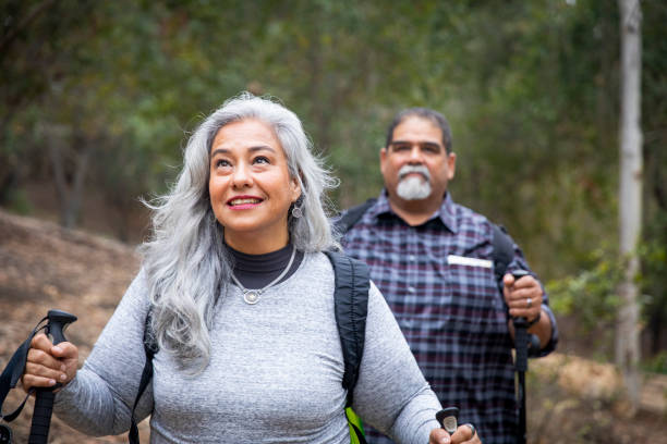 istock Senior Mexican Couple Hiking 1026260888