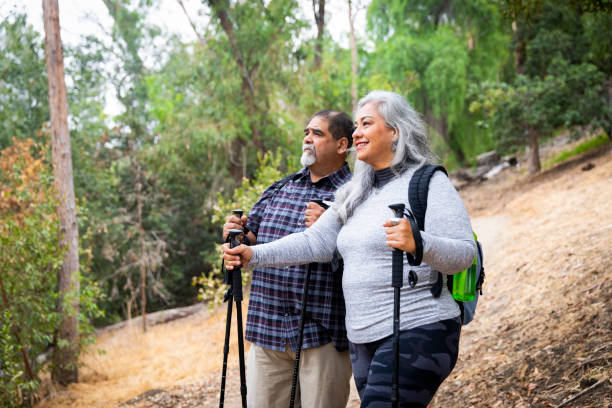 istock Senior Mexican Couple Hiking 1026260992
