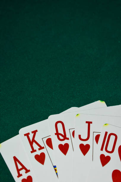 istock Straight-poker cards, royal flush 1026270536