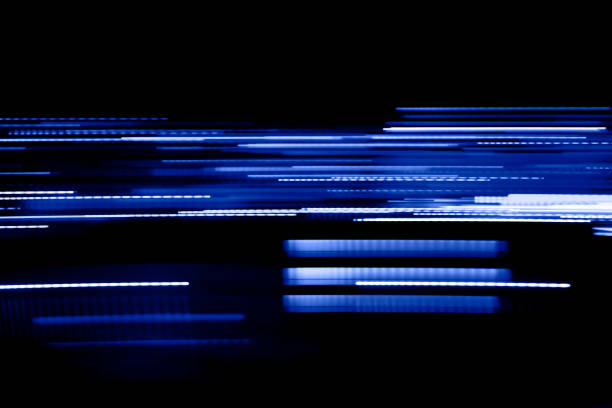 Defocused fairy lights. Abstract backgound