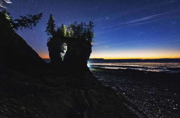 istock Bay of Fundy Flower Pot 1026279466