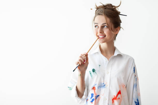 istock Beautiful young woman in doubt 1026279684