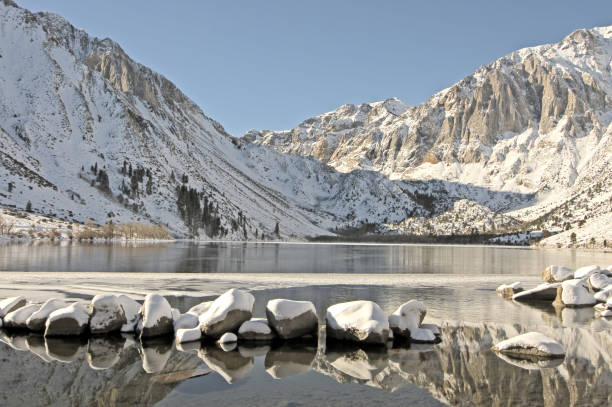istock Convict Lake in winter near Mammoth Lakes, CA. 1026313620