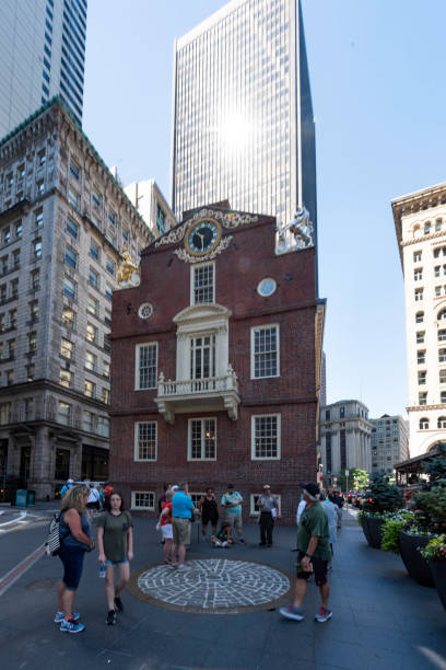 old state house - boston declaration of independence history usa fotografías e imágenes de stock