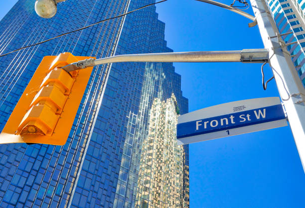 istock Toronto skyline in financial district 1026351852