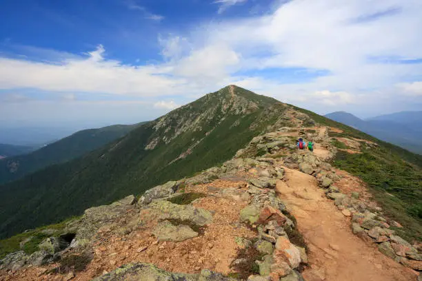Photo of Franconia mountain ridge traverse, Mount Lafayette, Mount Lincoln area, New Hampshire, USA