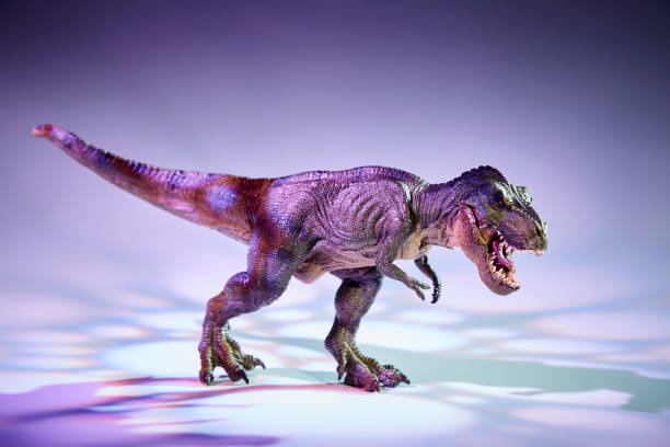 istock the Dinosaur tyrannosaurus in red light effect 1026359726