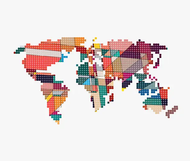 Vector illustration of Vector World Map