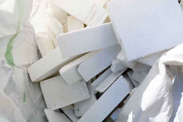 istock Heap of styrofoam pieces in a polyethylene bag 1026360036