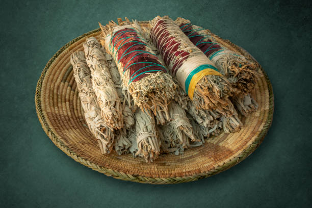 istock Sage bundles, hand wrapped, Santa Fe, New Mexico 1026375420