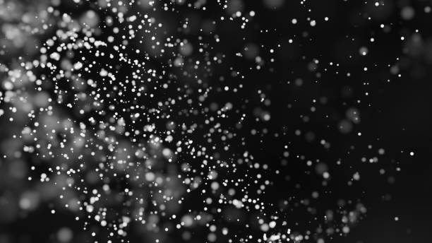 istock Beautiful monochrome bokeh blurred background defocused lights 1026384426
