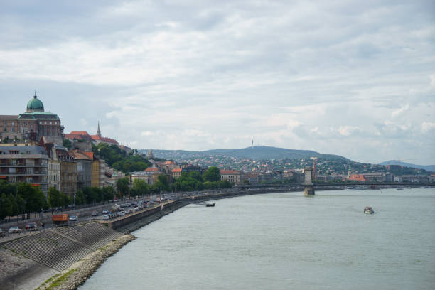 istock cityscape view of Danube river with beautiful sky in Budapest 1026387926