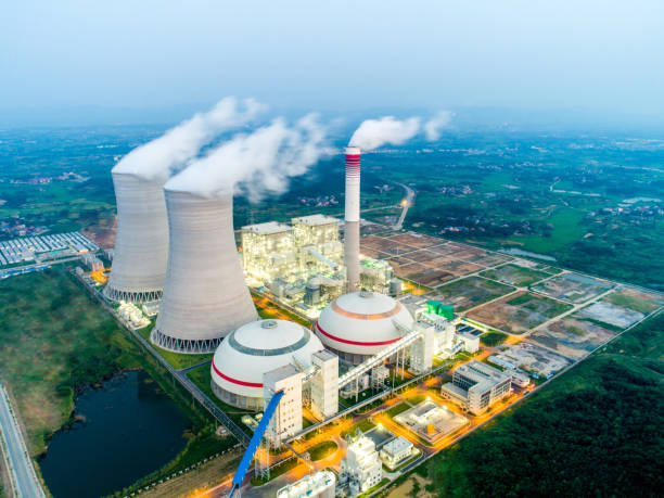 istock Aerial thermal power plant 1026393456