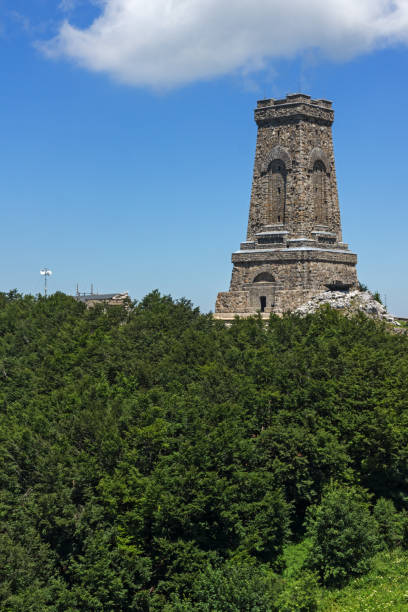 istock Stara Planina (Balkan) Mountain and Monument to Liberty Shipka, Bulgaria 1026400170