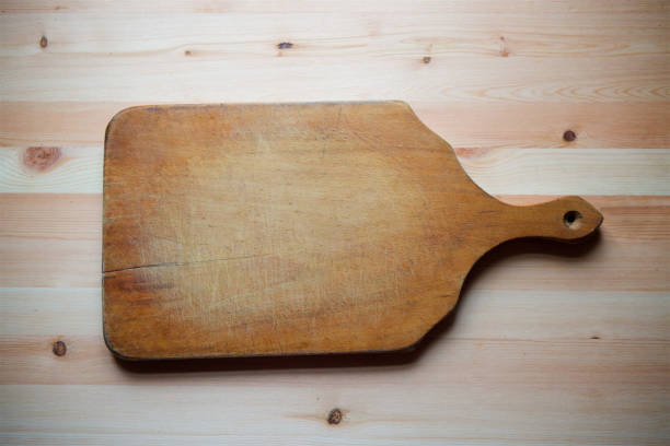 istock The wooden old cutting Board 1026400624
