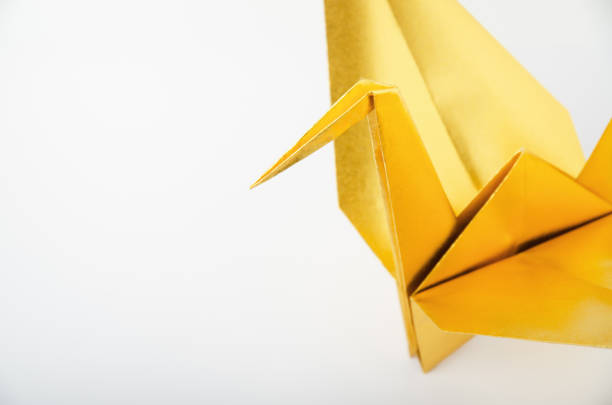 istock Golden Origami Crane 1026406748