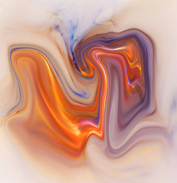 istock Colorful psychedelic liquefied background 1026414714