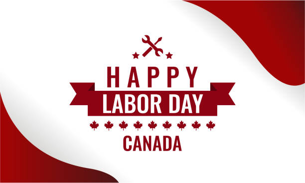 Labor Day Canada vector art illustration