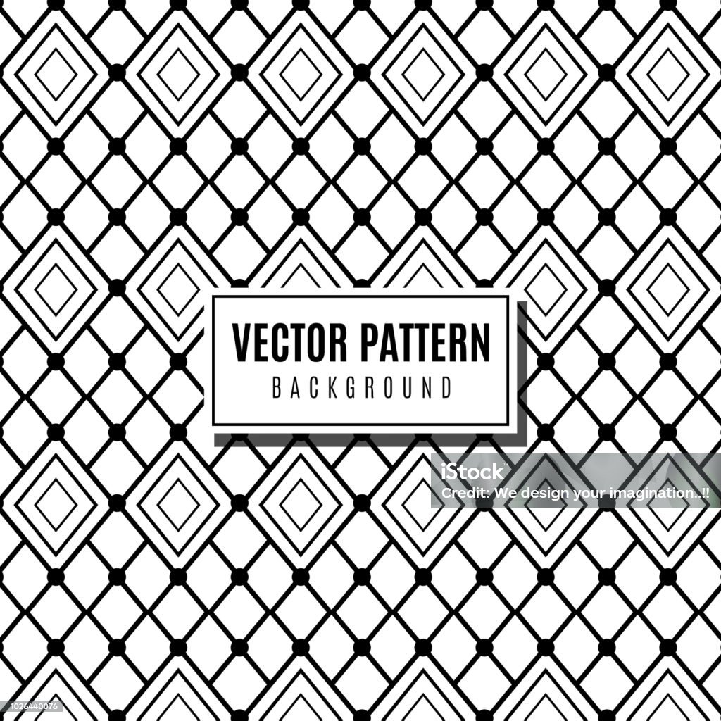 Simple Vector Pattern Background Stock Illustration - Download Image ...