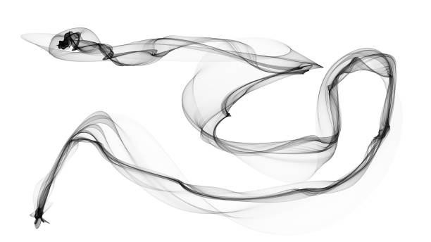 istock 3d illustration of black waves look like smoke 1026440198