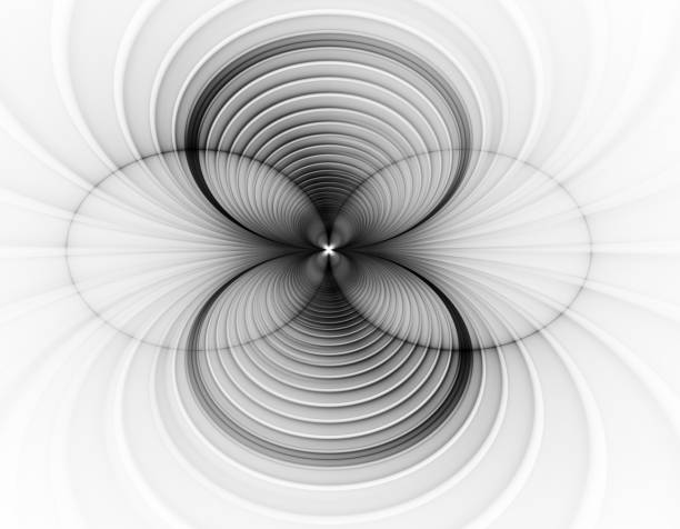 istock Monochrome abstract fractal illustration 1026440244